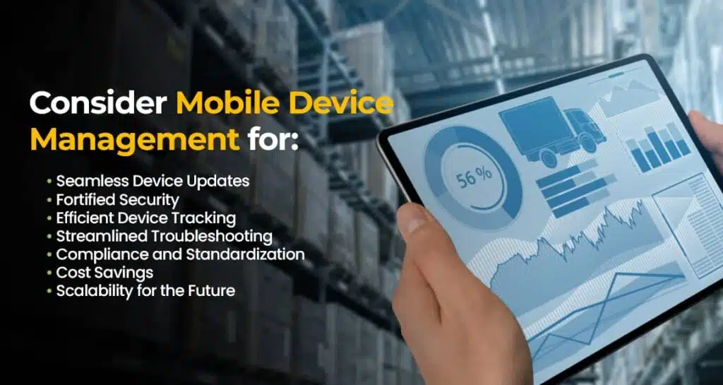 consider mobile device management