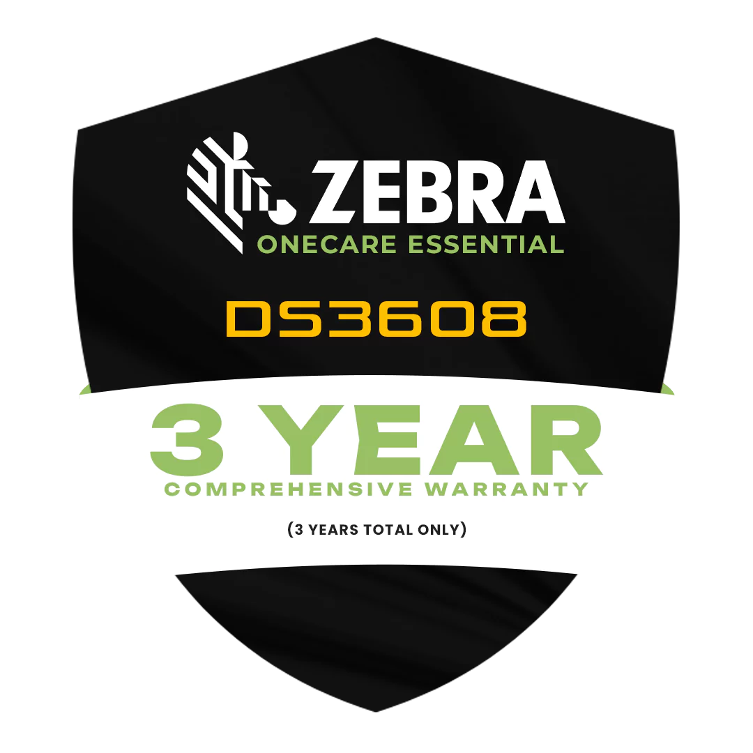 Zebra Onecare Essential - DS3608 3 Years Comprehensive Coverage Z1AE-DS3608-3C00