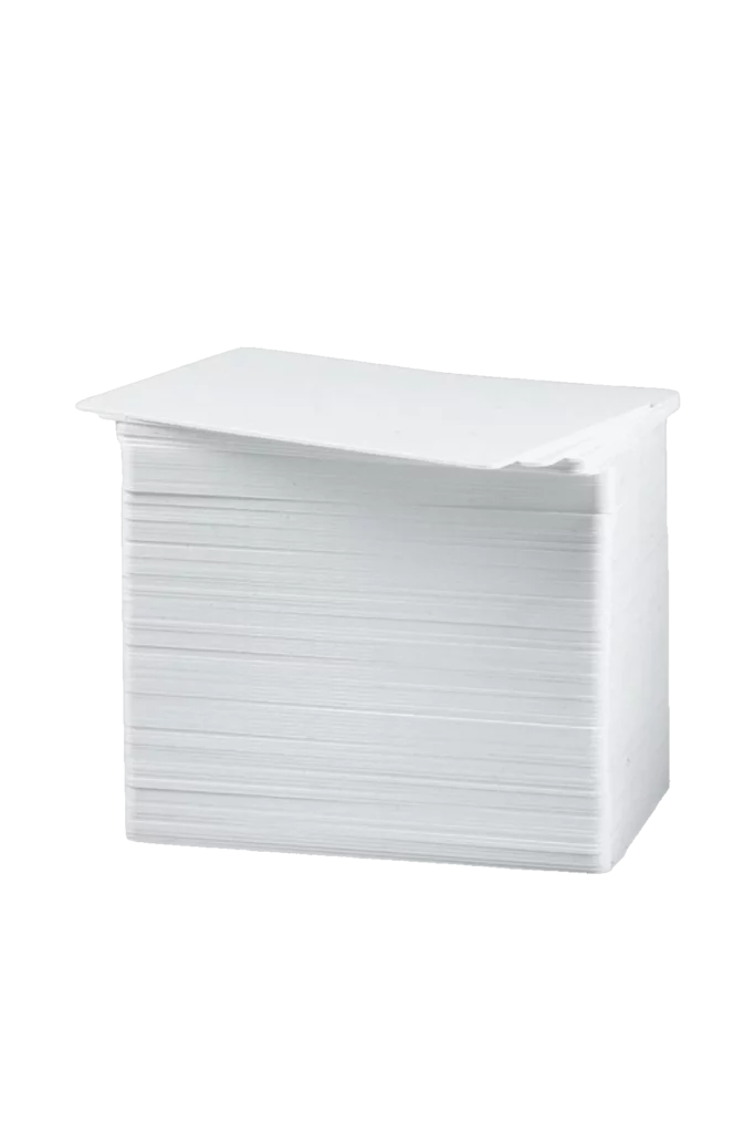 SC00076P00WHT00P Cards .76mm WiD PVC Plain White CR80 (500 Pack)