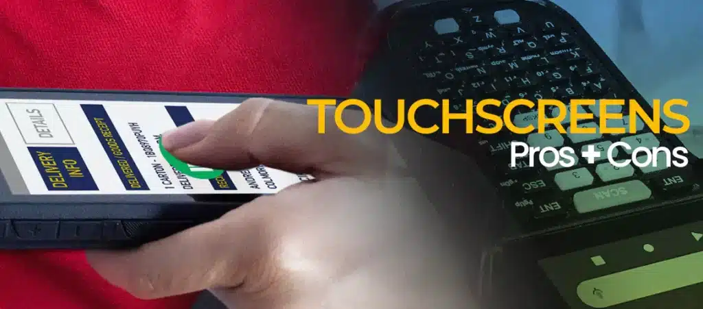 touchscreens pros and cons