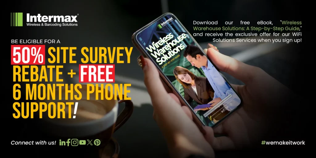 50% site survey rebate + FREE 6 Months phone!