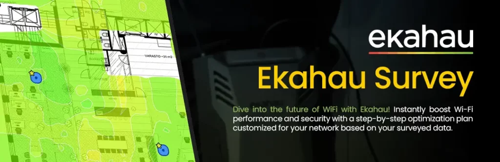 Dive into the future of WiFi with Ekahau! Instantly boost Wi-Fi performance and security with a step-by step