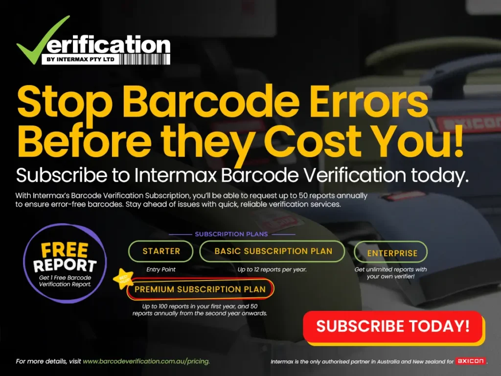 Intermax’s Barcode Verification Subscription helps you stay compliant, error-free, and efficient—with a free report to get started.