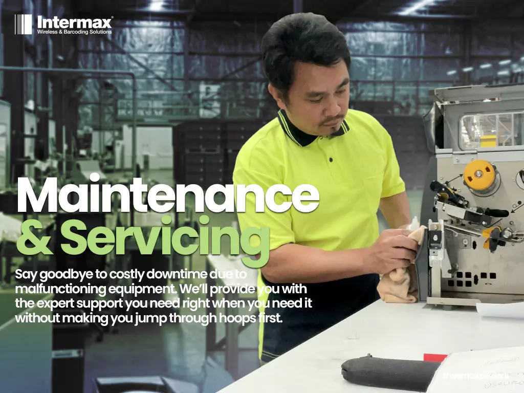 Maintenance & servicing - say goodbye to costly downtime due to malfunctioning equipment. We'll provide you with the expert support you need right when you need it without making you jump through hoops first.